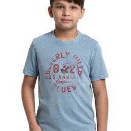 Beverly Hills Polo Club Boys Printed Pure Cotton T-shirt-image-94