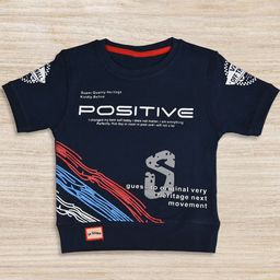 BAESD Boys Typography Printed Pure Cotton T-shirt-image-77