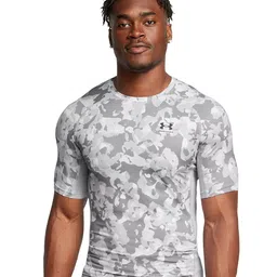 UNDER ARMOUR Men Abstract Printed Round Neck Slim Fit T-shirt-picture-41