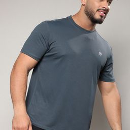 Instafab Plus Size Round Neck Regular Fit Sports T-shirt-picture-13