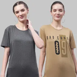 VIMAL JONNEY Pack Of 2 Cotton T-shirts-image-31