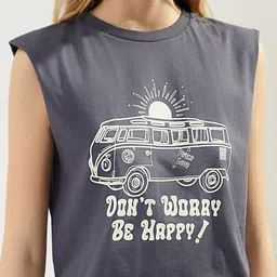 Trendyol Graphic Printed Pure Cotton Crop T-shirt-image-96
