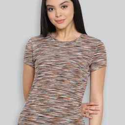 LYRA Women Round Neck Printed Cotton T-shirt-image-69