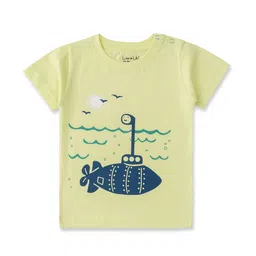 Luke & Lilly Infant Boys Graphic Printed Pure Cotton T-Shirt-image-28