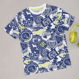 Pantaloons Junior Boys Graphic Printed Round Neck Cotton T-shirt-14