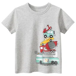 StyleCast x Revolte Boys Round Neck Short Sleeves Graphic Printed Cotton T-shirt-image-77