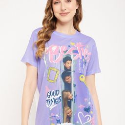 Wear Your Mind Friends Printed Pure Cotton T-Shirt-picture-22