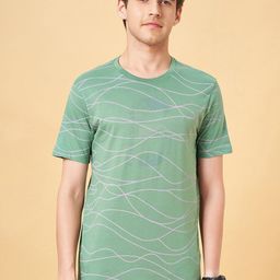 SF JEANS by Pantaloons Abstract Printed Slim Fit Cotton T-shirt-image-55
