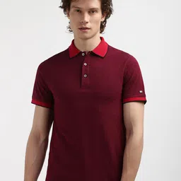 Tommy Hilfiger Polo Collar Short Sleeves Slim Fit T-shirt-image-55