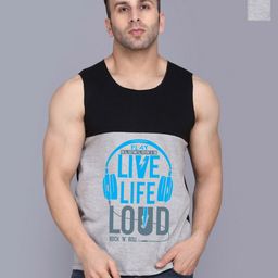 SLOWLORIS Men Typography 2 Printed Pockets Slim Fit T-shirt-picture-41