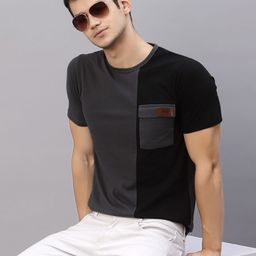 Rigo Men Pockets Slim Fit T-shirt-image-3