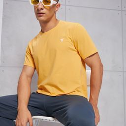 Technosport Cotflex Round Neck Short Sleeves Rapid-Dry Slim Fit T-shirt-image-37