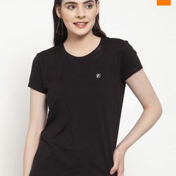 Friskers Pack Of 2 Round Neck Cotton Slim Fit T-shirt-image-35