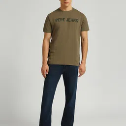 Pepe Jeans Men Typography Printed Pure Cotton Pockets Slim Fit T-shirt-picture-42