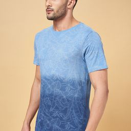 Urban Ranger by pantaloons Floral Printed Cotton Slim Fit T-Shirt-picture-32