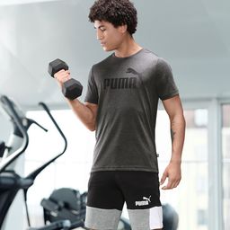 Puma Men Brand Logo Printed Round Neck Sustainable T-shirt-image-8