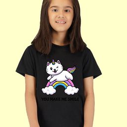NUSYL Girls Graphic Printed T-shirt-30