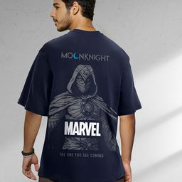 Bewakoof Men Printed Drop-Shoulder Sleeves Cotton Oversized T-shirt-picture-32