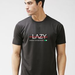 EPPE Men Black Typography Printed Dry-Fit Sports T-shirt-image-57