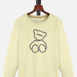 HELLCAT Girls Graphic Printed Round Neck T-shirt-picture-33