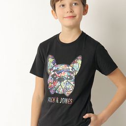 Jack & Jones Junior Boys Graphic Printed Pure Cotton T-shirt-picture-46