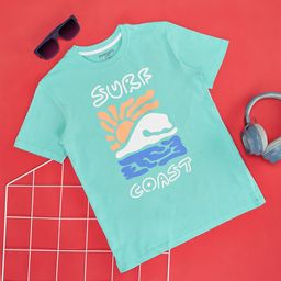 Pantaloons Junior Boys Typography Printed Cotton T-shirt-26