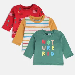MINI KLUB Boys Pack Of 3 Printed Cotton T-shirt-picture-21