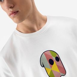 The Souled Store Graphic Printed Drop-Shoulder Sleeves Cotton Oversized T-shirt image 5