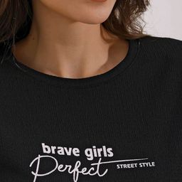 BIGDART Typography Printed T-shirt image 2