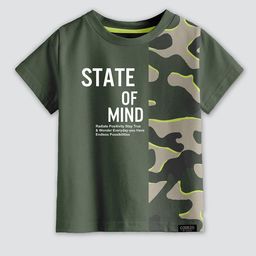CODEZ Boys Pack Of 2 Typography Printed Cotton Regular Fit T-shirts image 3