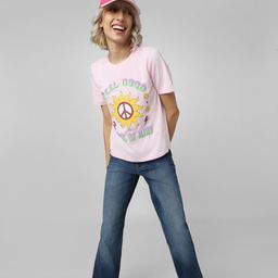 ONLY Graphic Printed Cotton T-shirt-image-97