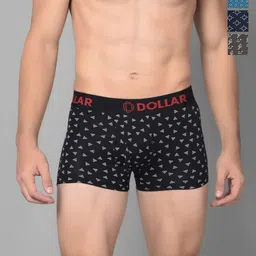 Dollar Bigboss Pack Of 4 Assorted Shuffle Intellisoft Cotton Trunks PO4-CO2-picture-23