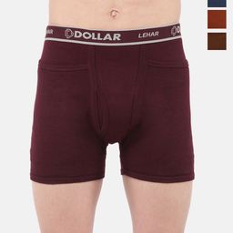 Dollar Pack Of 4 Lehar Combed Cotton Trunks MLHTR-03-PO4-ASST-7