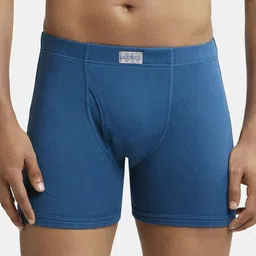 Jockey Men Teal Solid Boxer Briefs - 8008-0101-SEAPT-37