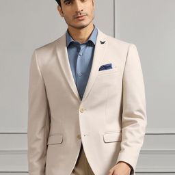 Blackberrys Slim-Fit Single Breasted Formal Blazer-image-78