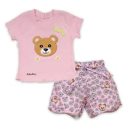 Babys Day Girls Pure Cotton Top With Short-image-10
