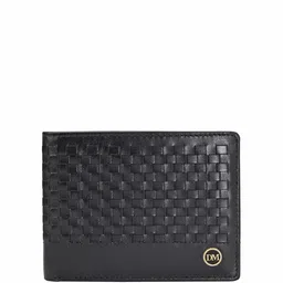 Da Milano Men Textured Leather Two Fold Wallet-24
