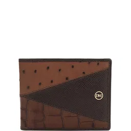 Da Milano Men Textured Leather Two Fold Wallet-40