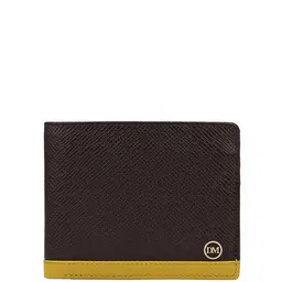 Da Milano Men Textured Leather Two Fold Wallet-30