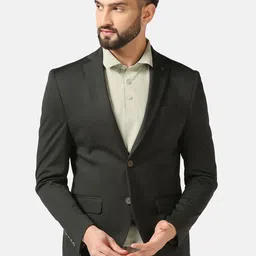 Blackberrys Men Slim-Fit Single-Breasted Formal Blazers-57