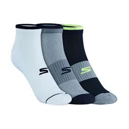 Skechers Men Pack Of 3 Patterned Knit Low Cut Socks-image-87