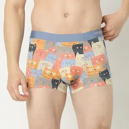 UnderJeans by Spykar Conversational Printed Trunk UJNRPTSI102ORANGE2-picture-26