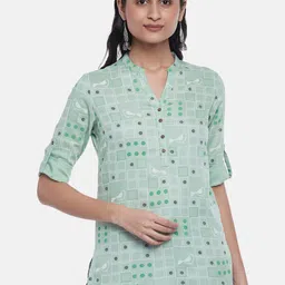 AKKRITI BY PANTALOONS Viscose Rayon Printed Tunic-picture-20