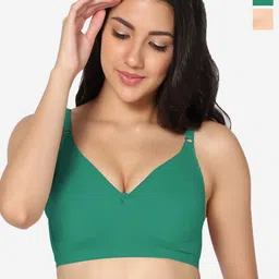 In Care Pack Of 2 Full Coverage All Day Comfort Super Support Bra Cotton T-shirt Bra-image-88