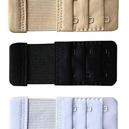 lerfot Women's Bra Extender 3 Hook Bra (with Extra Elastic & Extension Strap) Free Size Combo Pack image 1