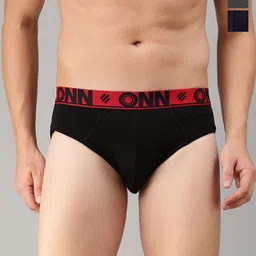 ONN Pack Of 3 Mid-Rise Basic Briefs ONN_272_AST2_3PC-picture-58