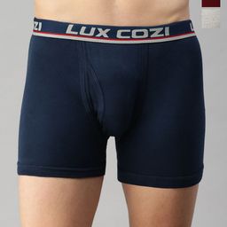 Lux Cozi Pack Of 3  Assorted Cotton Trunks COZI_LONGS_ICDF_AST3_3PC-18