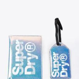 Metallic Bi-Fold Passport Holder with Luggage Tag-picture-34