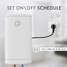 elleys' Elleys 16A Wi-Fi Smart Plug with Energy Monitoring | Suitable for Large Appliances like Water Heater/Geysers, AC, Refrigerator, TV, Microwave Ovens (Works with Alexa, Google Assistant & Apple Siri) image 3