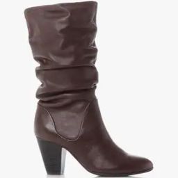 Rossy Slouchy Leather Calf-Length Boots-image-17